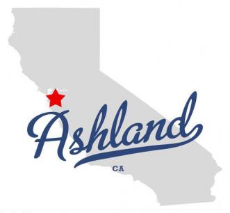 Map of service area for our Ashland CA plumbing team